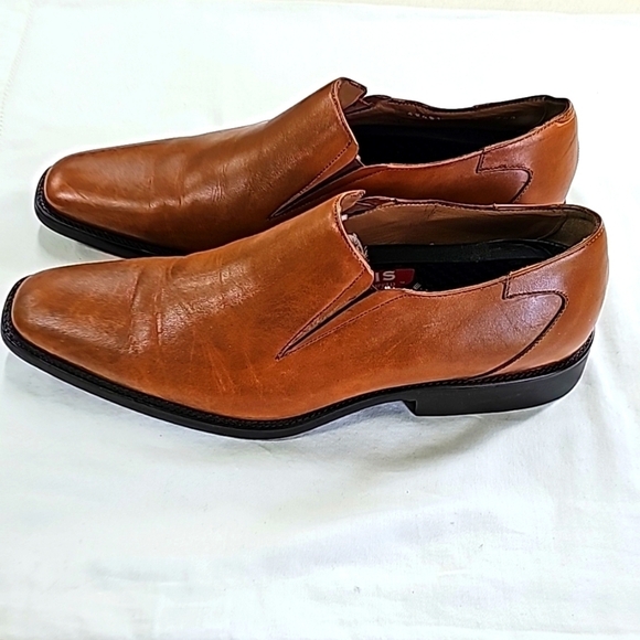 Toschi Mario leather loafer with CIS Carbonlite foot bed. Maple color, size 9.5 - Picture 5 of 9